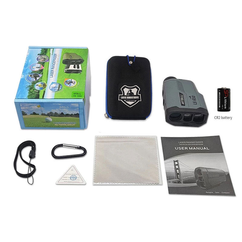 Outdoor Golf Laser Rangefinder Telescope with 650m Height and Angle Measurement