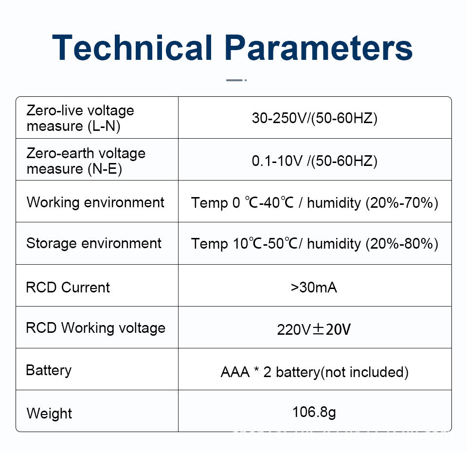 Phase Detector Digital Display Socket Tester Leakage Zero Live Wire Special for Testing US, EU, UK Plug Standards