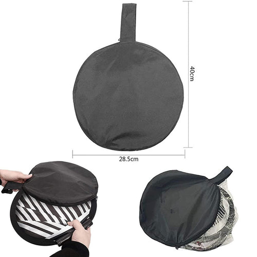 Car dent repair tool dent reflection board with fold soft inner lining and stripes for car dent inspection.